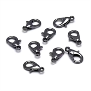 Karabinlås.  Gunmetal. 12 mm. 10 stk.